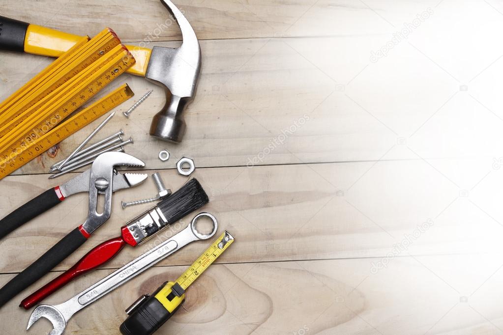 Assorted work tools Stock Photo by ©stillfx 117933136 Assorted work tools Stock Photo by ©stillfx 117933136