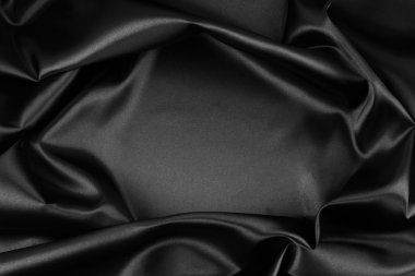 siyah ipek kumaş