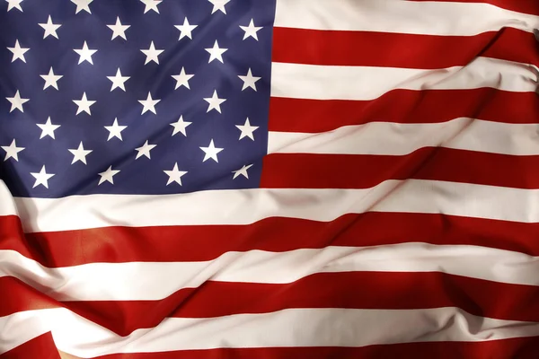 Golfde Usa vlag — Stockfoto