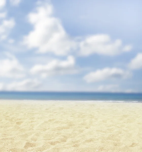 Strand zee hemel — Stockfoto