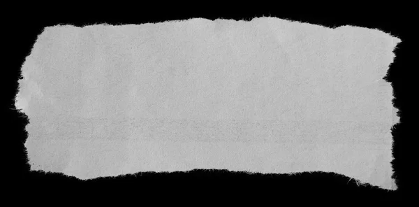 Papel roto sobre negro — Foto de Stock