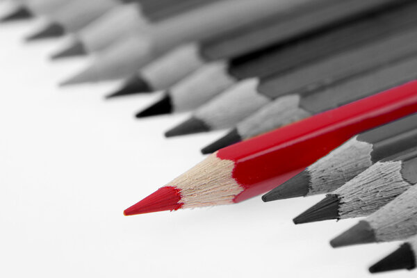 Ряд карандашей
