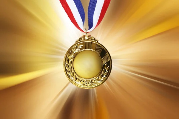 Ένα χρυσό μετάλλιο — Φωτογραφία Αρχείου