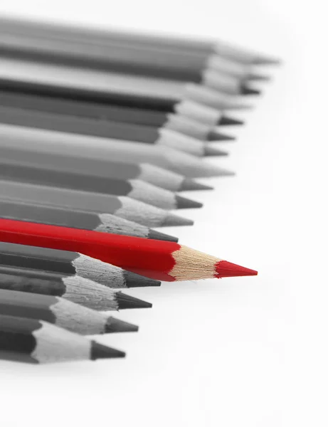 One pencil standing out — Stock Photo, Image