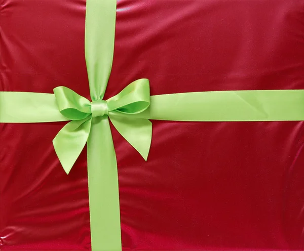 Bow on gift — Stock Photo, Image