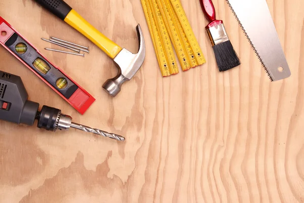 Tools on wood