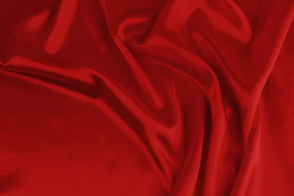 Tkaniny jedwabne czerwone — Zdjęcie stockowe