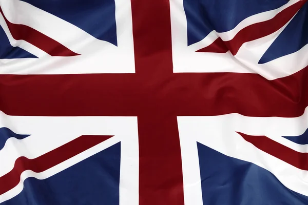 Close-up van de Britse vlag — Stockfoto