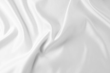 Beyaz ipek kumaş