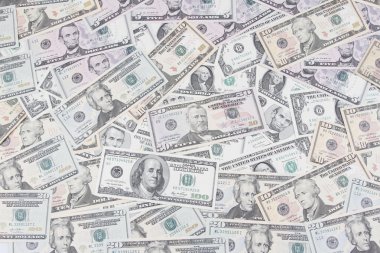 çeşitli Amerikan banknotlar