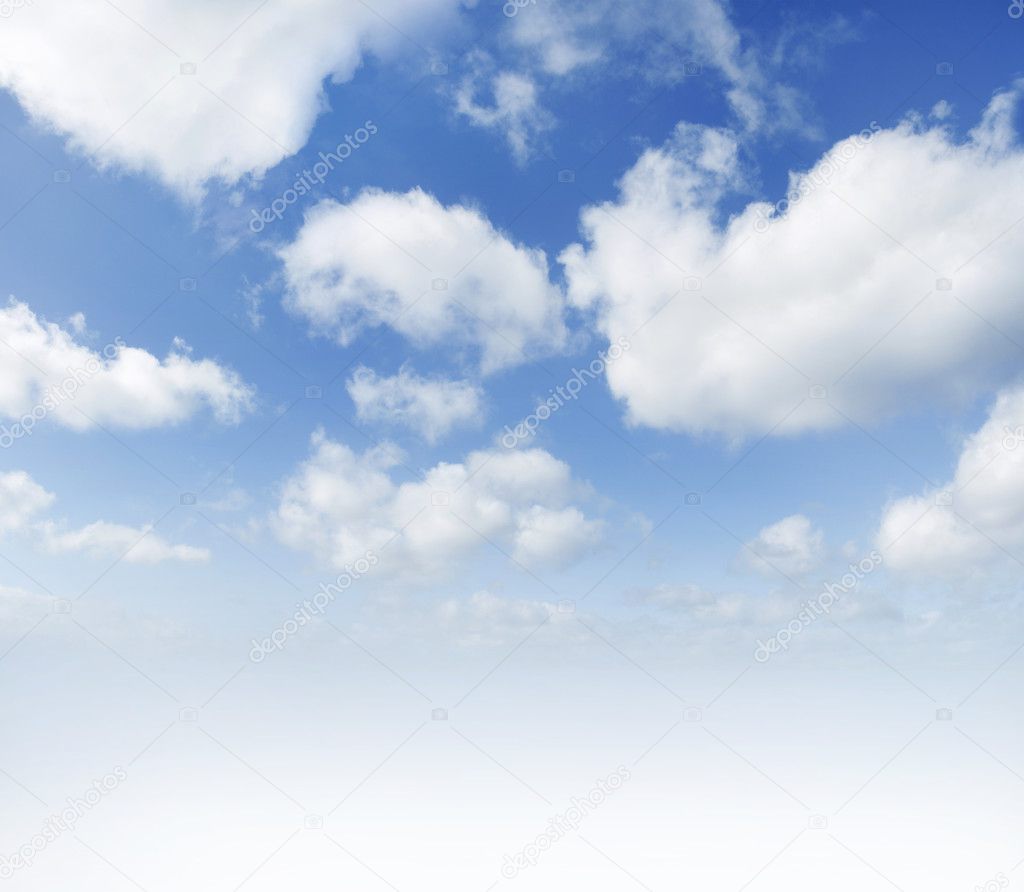 Clouds in blue sky