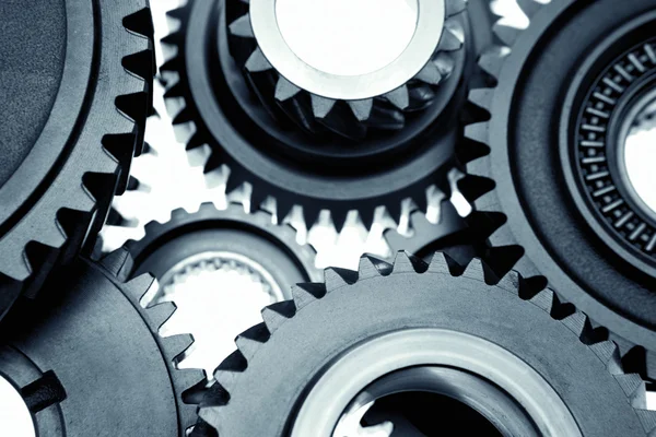 Cogs joining together — Stock Photo, Image