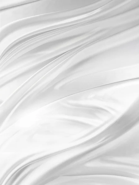 White silk fabric — Stock Photo, Image