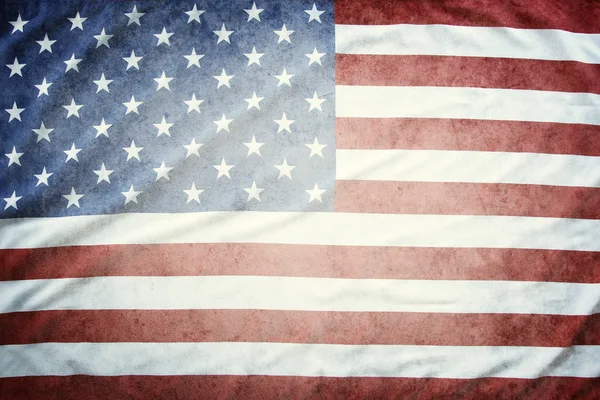 Amerikansk flagg, tekstet – stockfoto