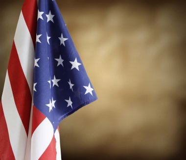 Amerikan bayrağı ve arka plan