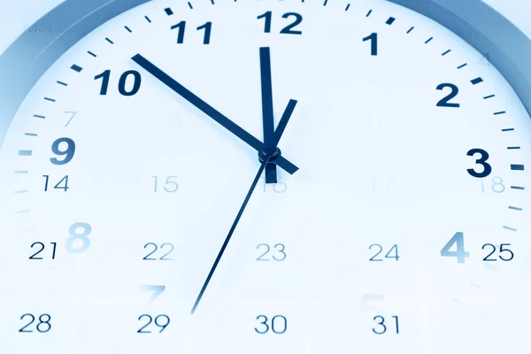 Clock and calendar — Stock Photo, Image