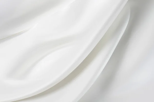 White silk fabric