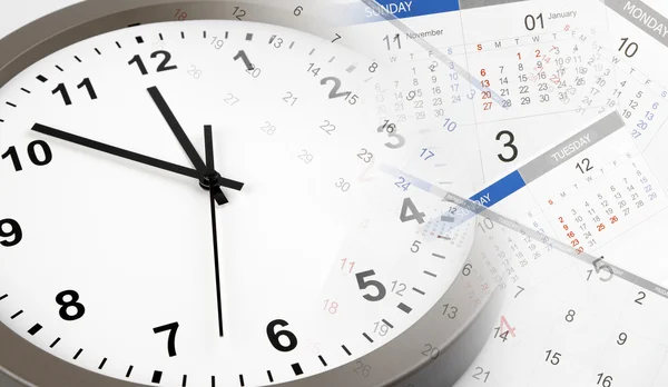 Clock and calendars — Stock Photo, Image