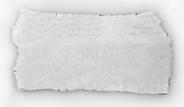 Düz arkaplanda yırtık bir kağıt parçası 