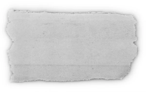 Kousek Roztrhaného Papíru Prostém Pozadí — Stock fotografie