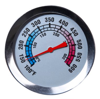 Sıcaklık göstergesi beyazda izole edildi