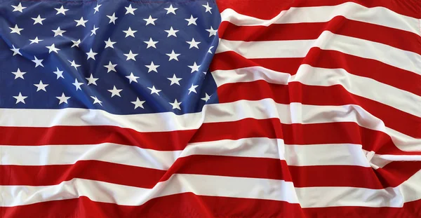 Зворотний Бік Американського Прапора — стокове фото
