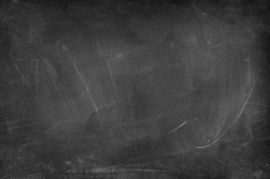 Tahta arka planda tebeşir temizlendi