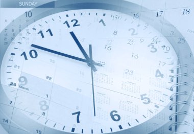 Saat yüzü ve takvim bileşimi