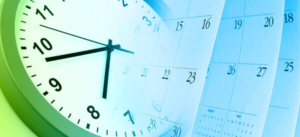 Лицо часов и календарь