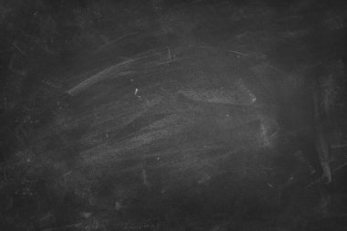 Tahta arka planda tebeşir temizlendi