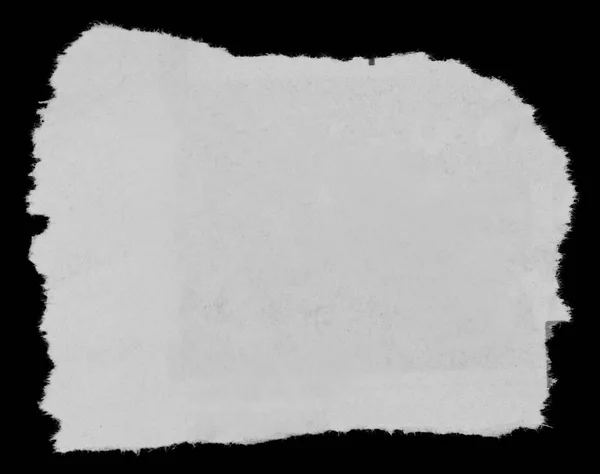 Piece Torn Paper Black — Stock Photo, Image