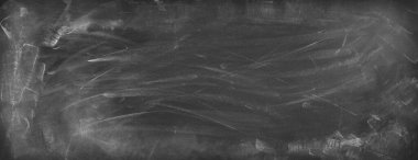 Tahta arka planda tebeşir temizlendi