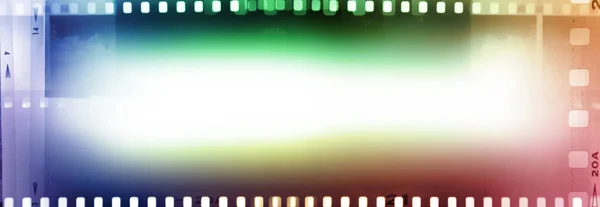 カラフルなフィルム負のフレームの背景 スペースのコピー — ストック写真