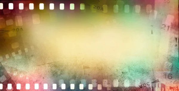 Colorful Film Negative Frames Background — Stock Photo, Image