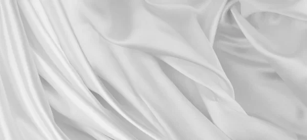 白色の絹織物ラインの閉鎖 — ストック写真