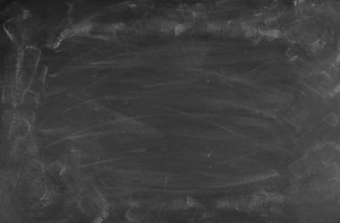 Tahta arka planda tebeşir temizlendi