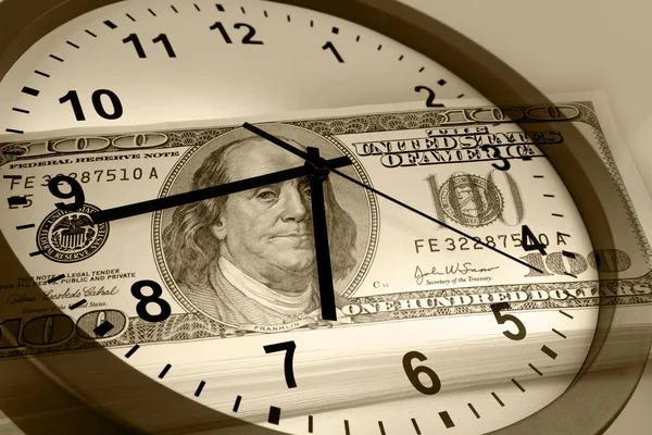 El tiempo es concepto de dinero — Foto de Stock