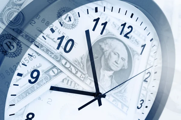 Az idő pénz koncepció. — Stock Fotó