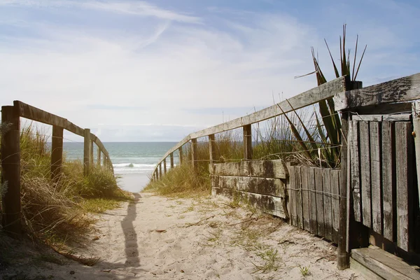 Uitzicht op het strand — Stockfoto