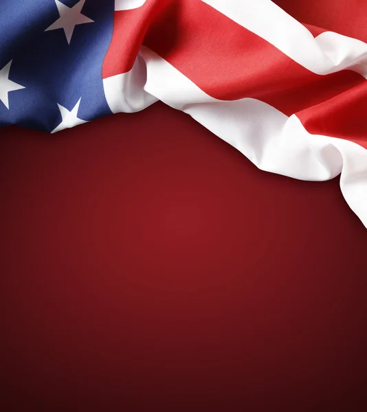 Bandera americana — Foto de Stock