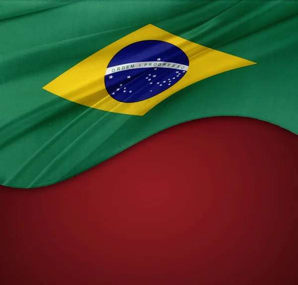 Brazilian flag — Stock Photo, Image