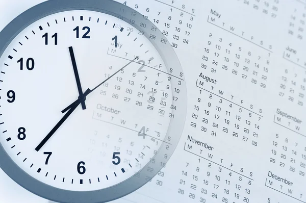 時計とカレンダー — ストック写真