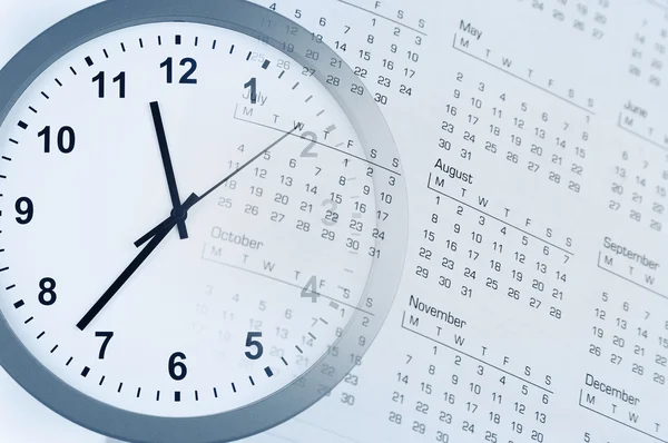 Orologio e calendario — Foto Stock