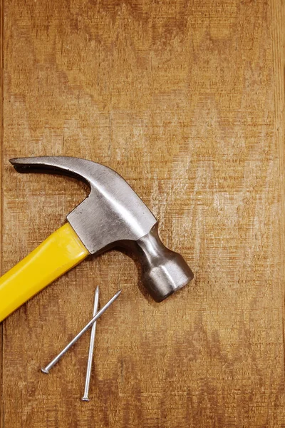 Hammer and nails — Stock Photo, Image