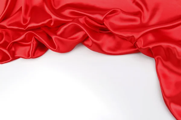 Red silk — Stock Photo, Image