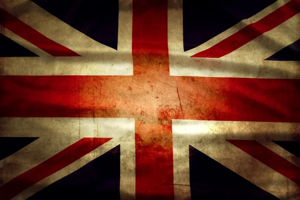 Yhdistyneen kuningaskunnan lippu — kuvapankkivalokuva