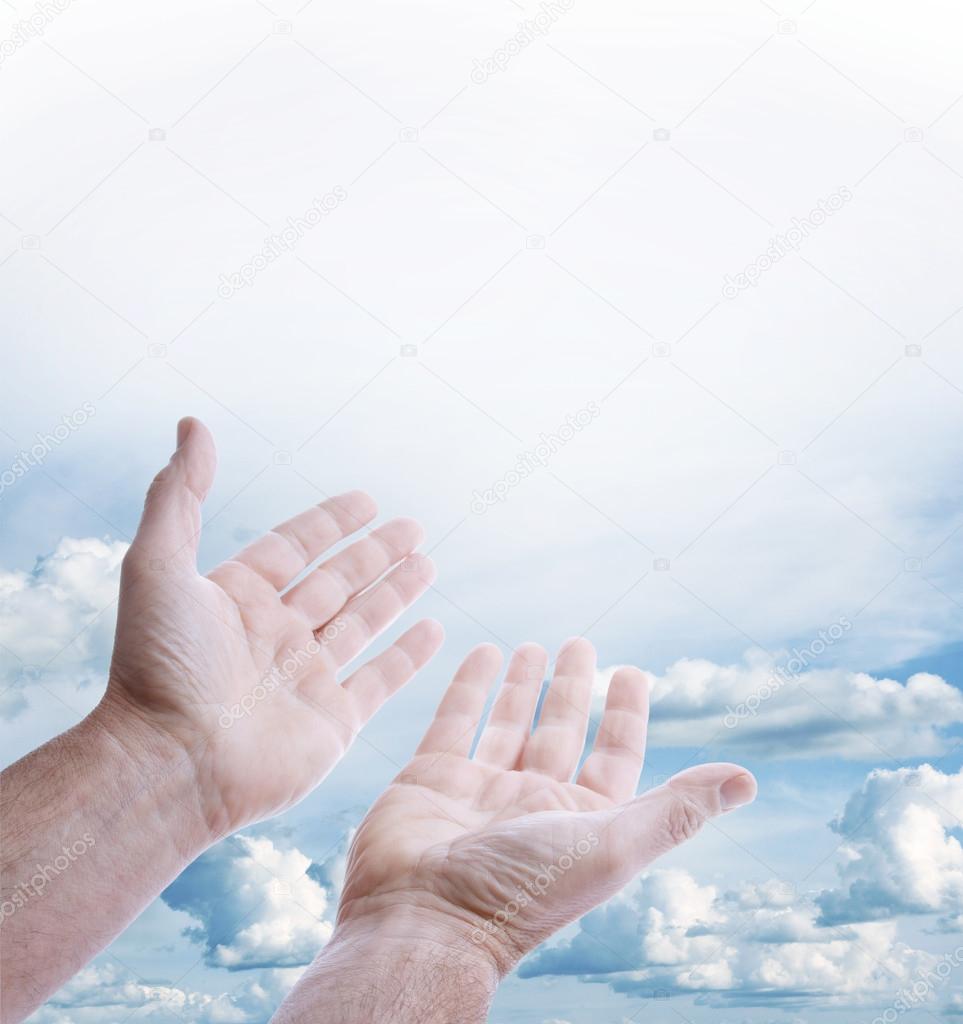 Hands in sky