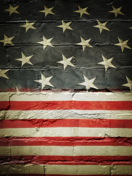 Flag on wall — Stock Photo, Image