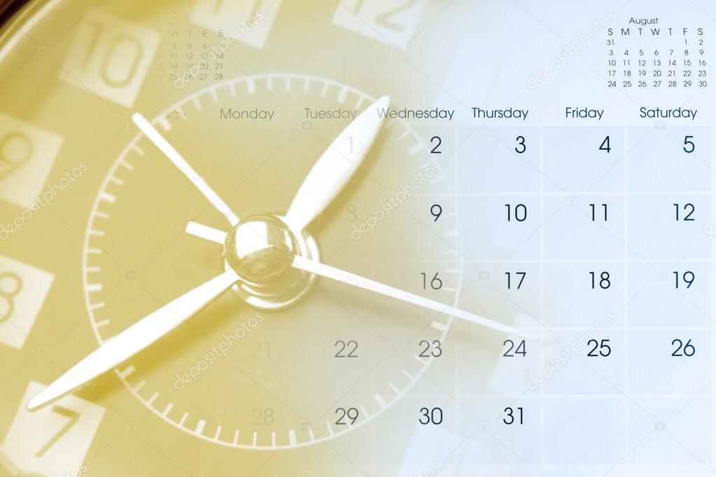 Clock and calendar