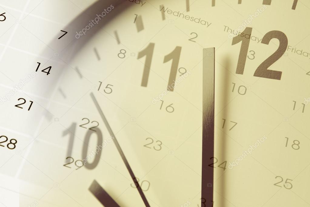 Clock and calendar